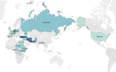 The Largest Refugee-hosting Countries as of 2023